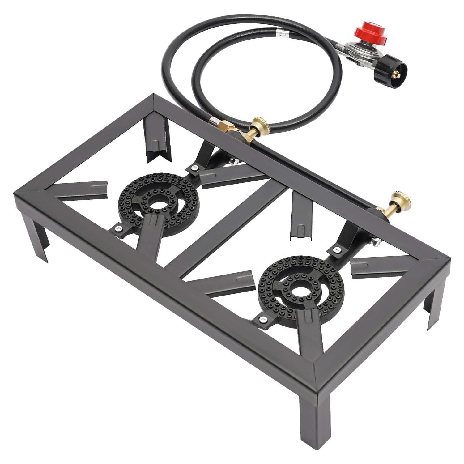 Cocina de Gas Propano Doble Quemador AngelcityCC 8000W