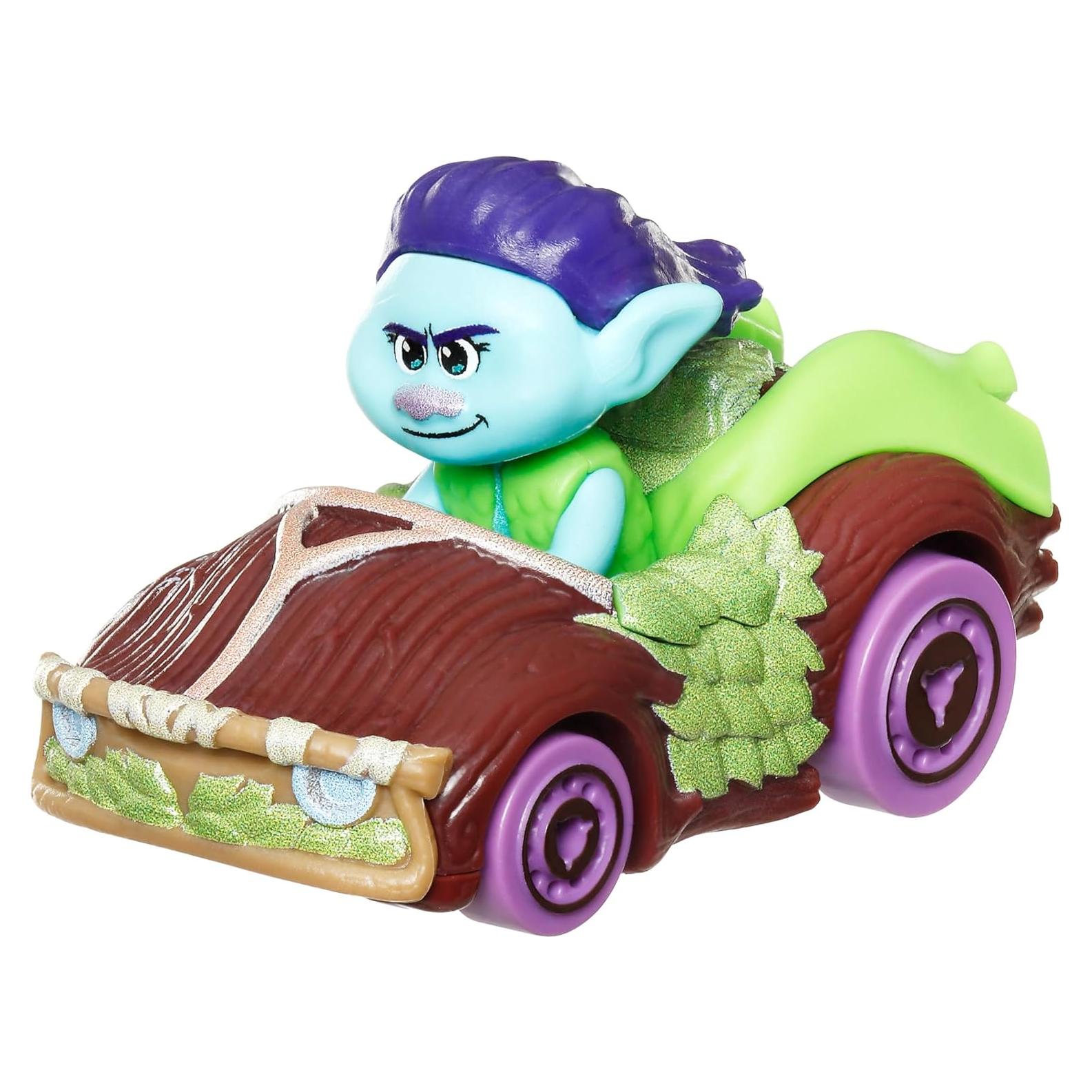 Coche Hot Wheels RacerVerse Trolls Branch 1:64 Metal