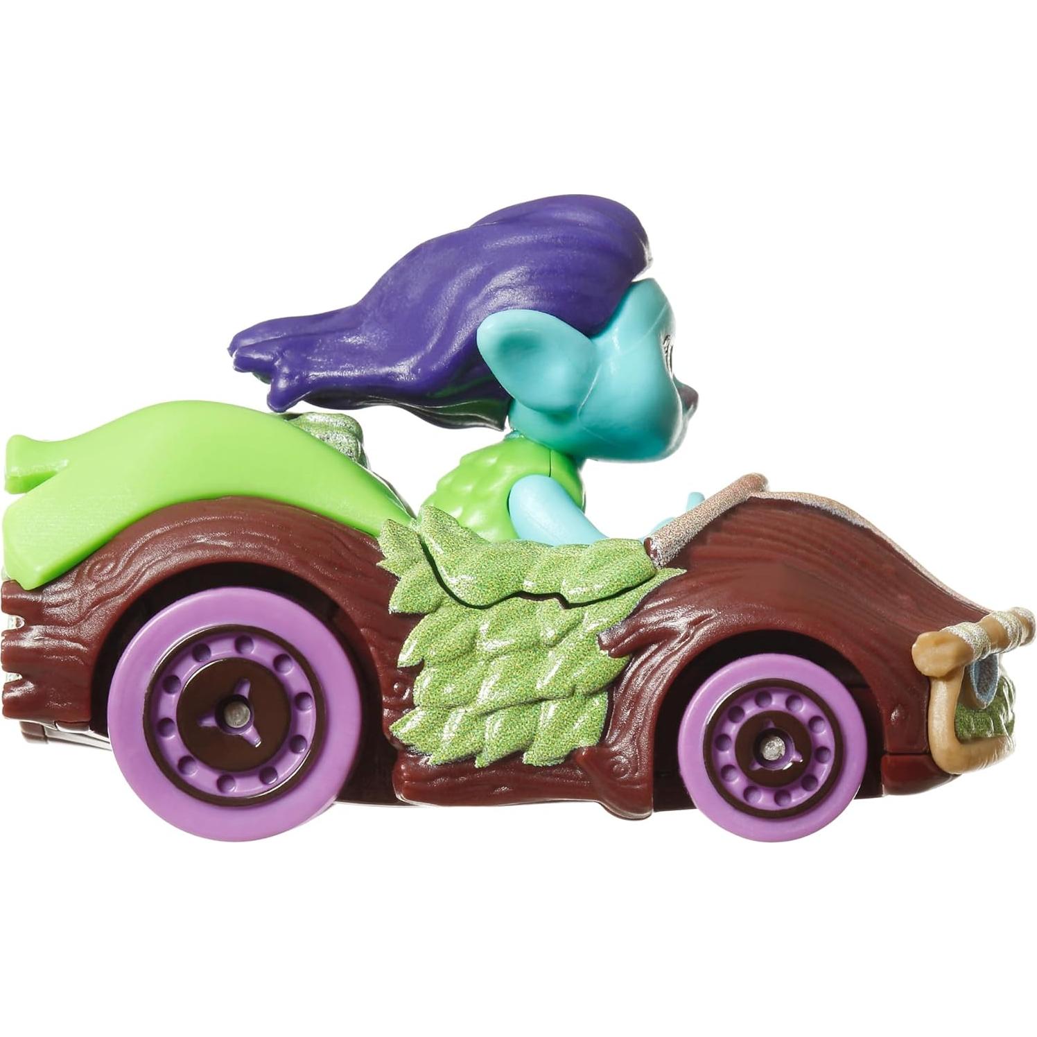 Coche Hot Wheels RacerVerse Trolls Branch 1:64 Metal