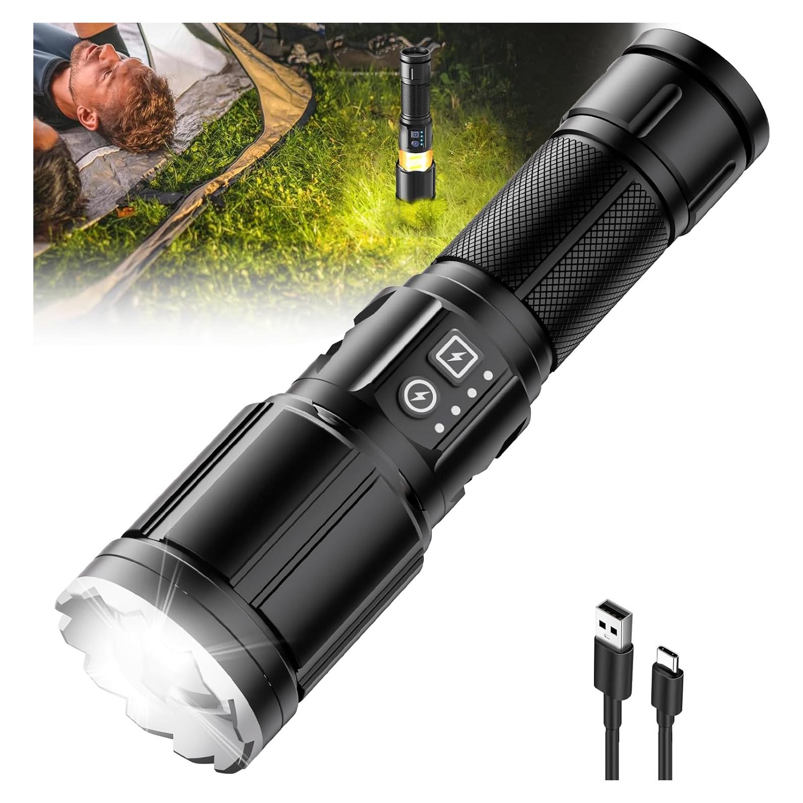 Linterna Recargable Tepreswes K3 1000 Lúmenes 8 Modos