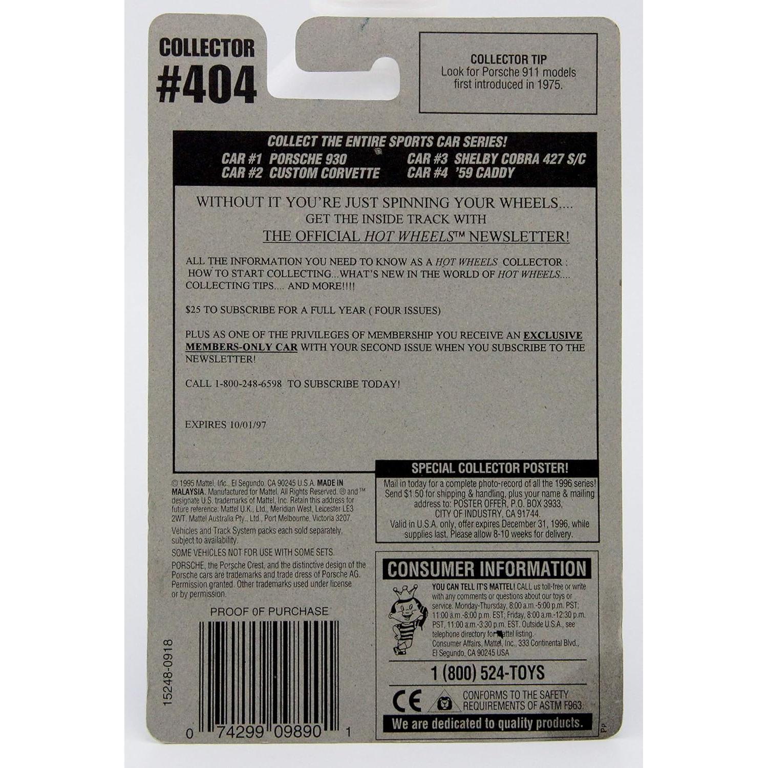 Hot Wheels Porsche 930 Escala 1:64 Coleccionable