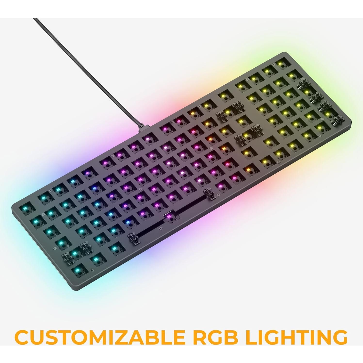 Teclado Mecánico Glorious GMMK 2 Barebones 96% Negro RGB