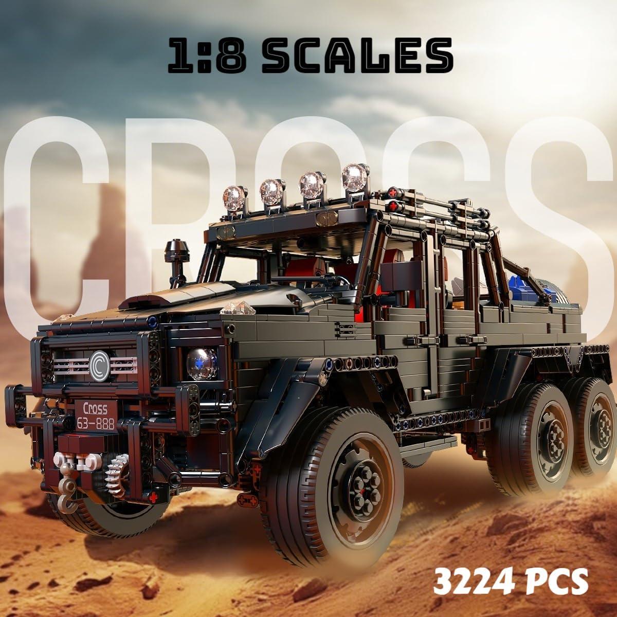 Kit de Construcción Camión Pickup Wrangler 6x6 Chodia 3224 Piezas