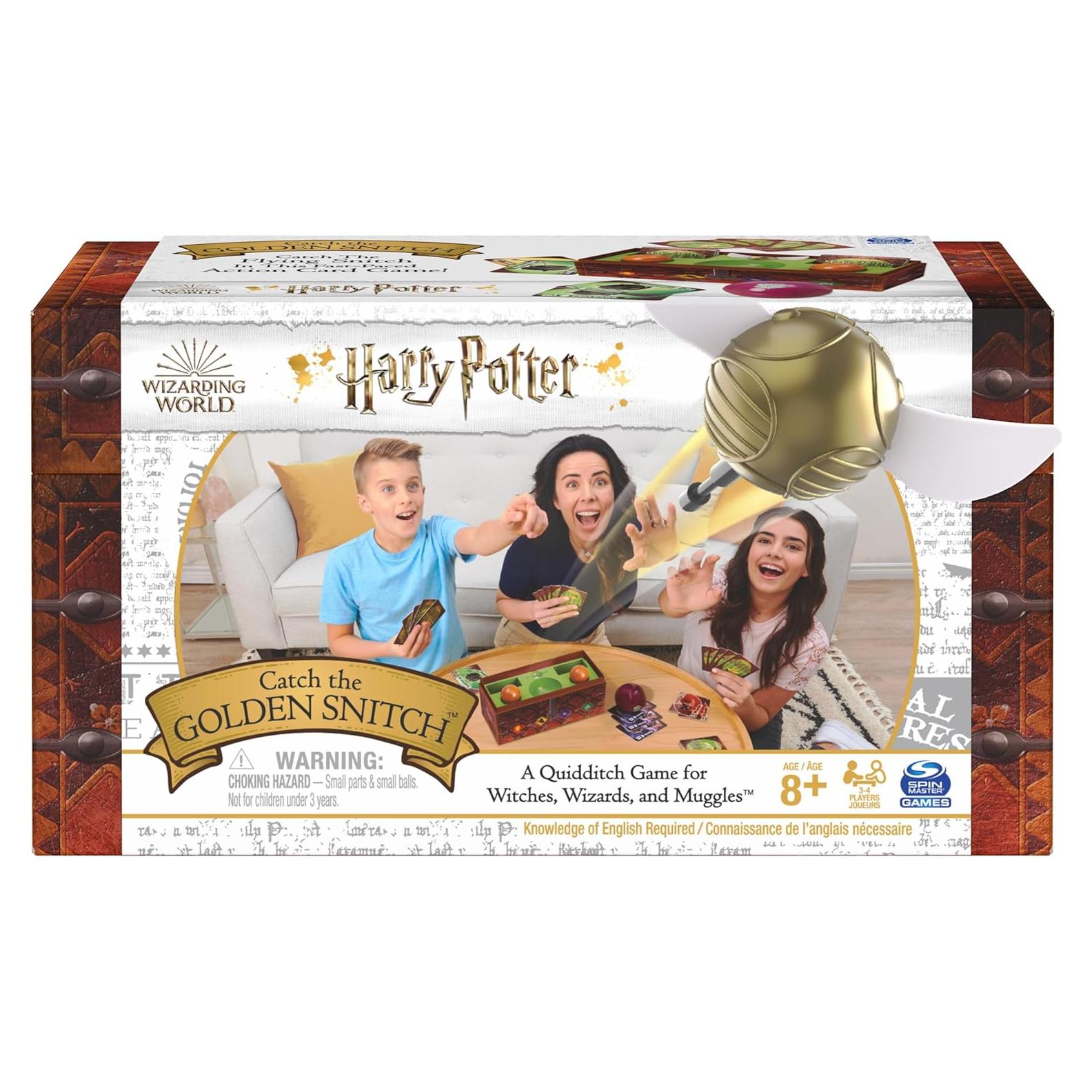 Juego de Mesa Harry Potter Atrapa La Snitch Dorada - 3 a 4 Jugadores