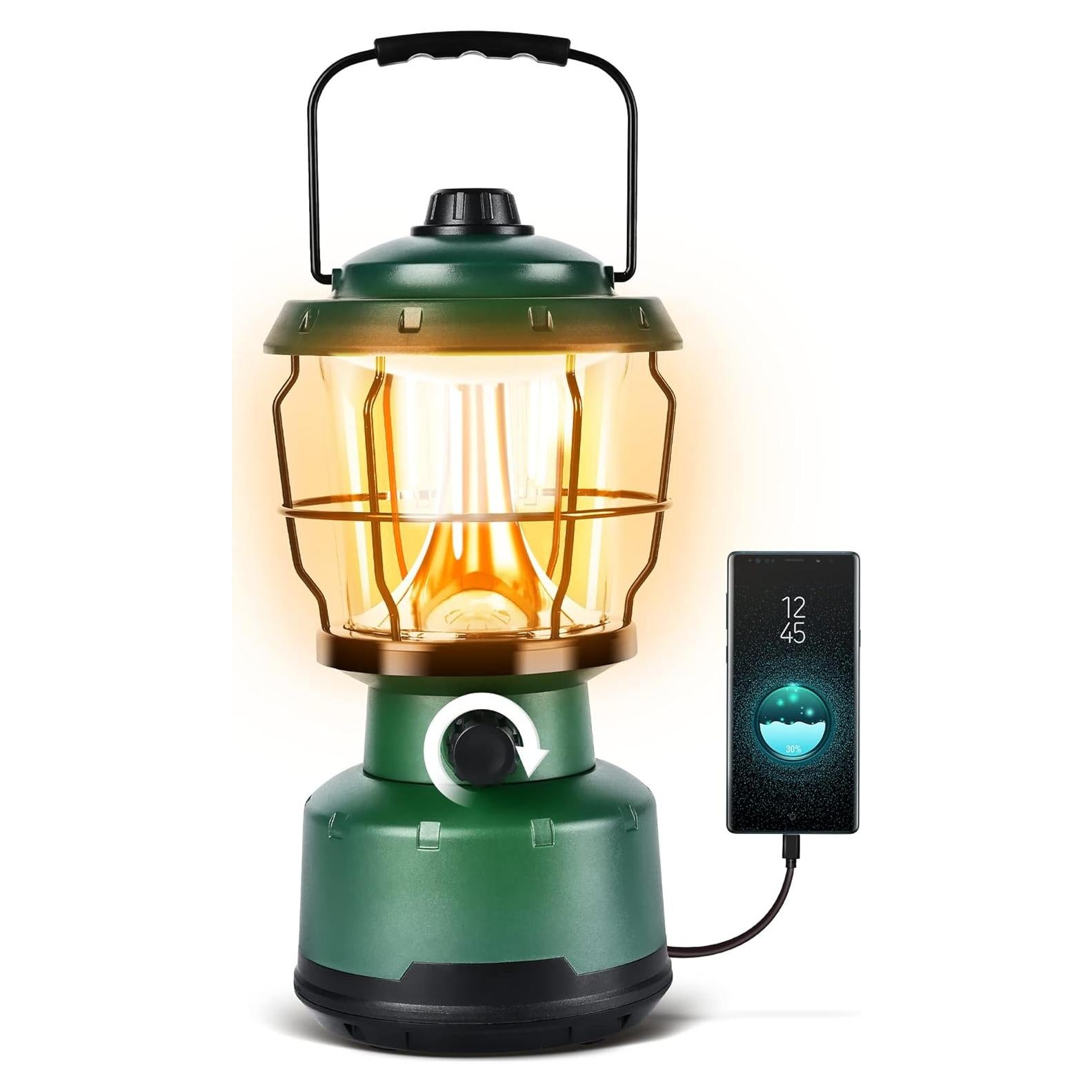 Linterna de Camping LED Elesall DA-Y-2003-US 2500 Lúmenes