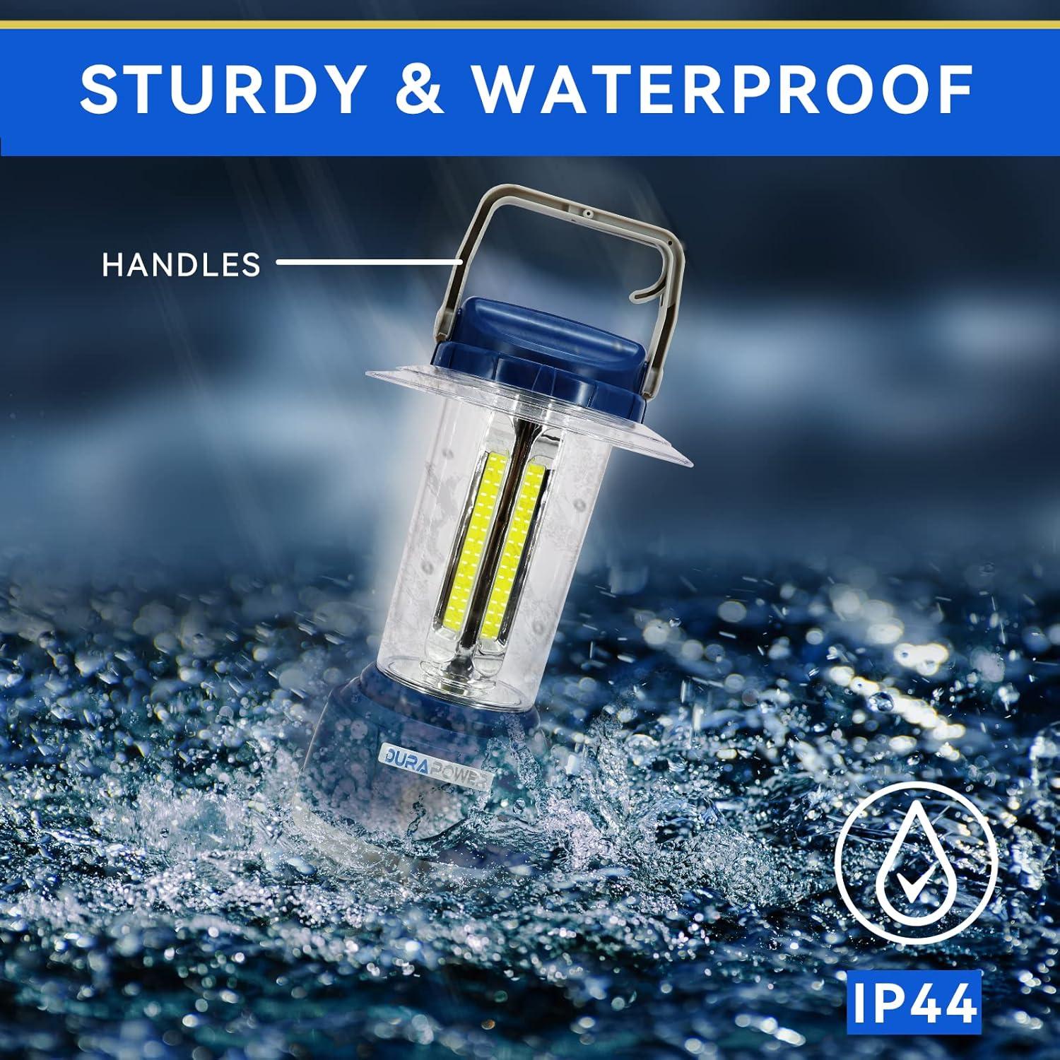 Linterna LED Recargable Durapower AM20-1363 2000 Lúmenes IP44