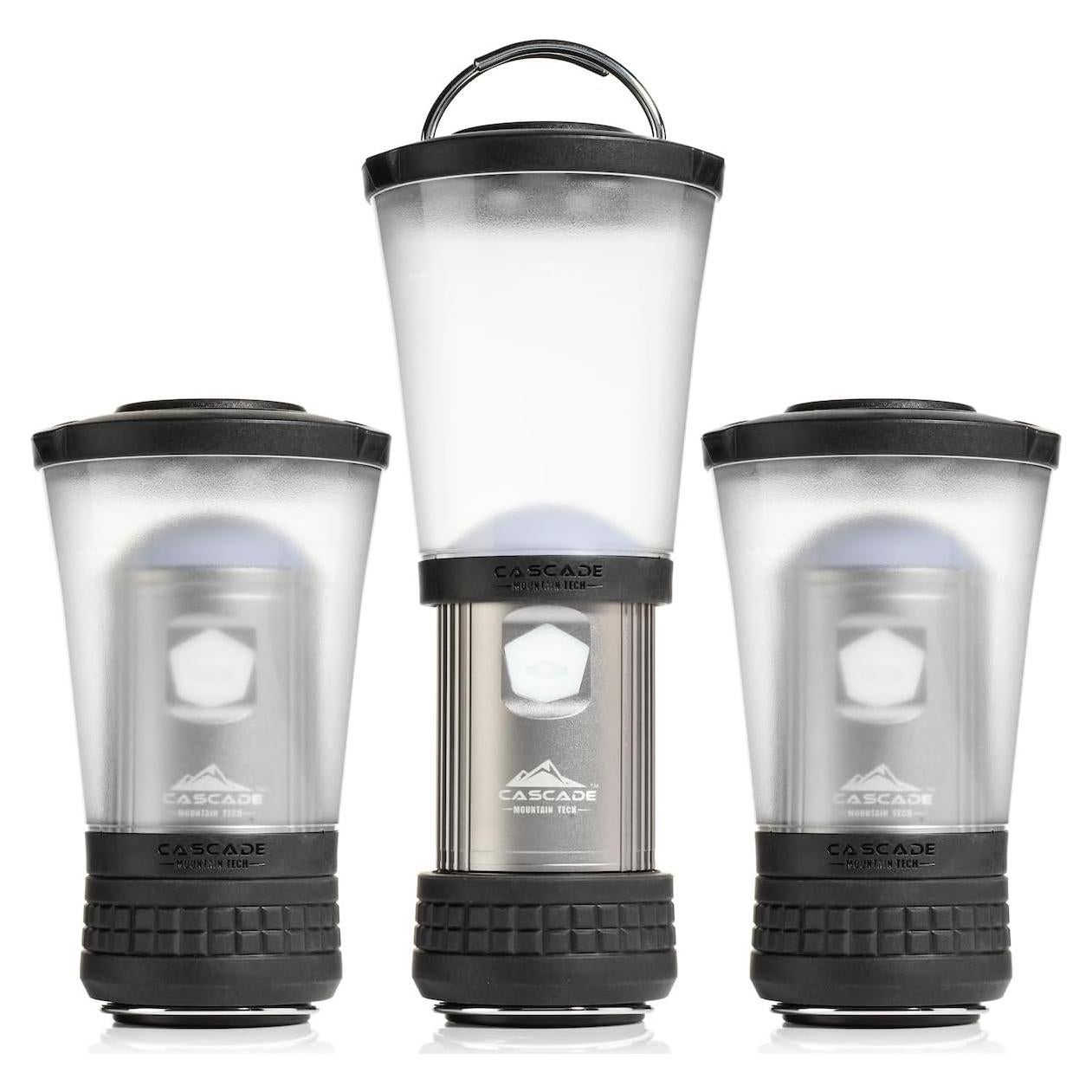 Linterna LED Plegable Cascade Mountain Tech IPX4 - Paquete de 3