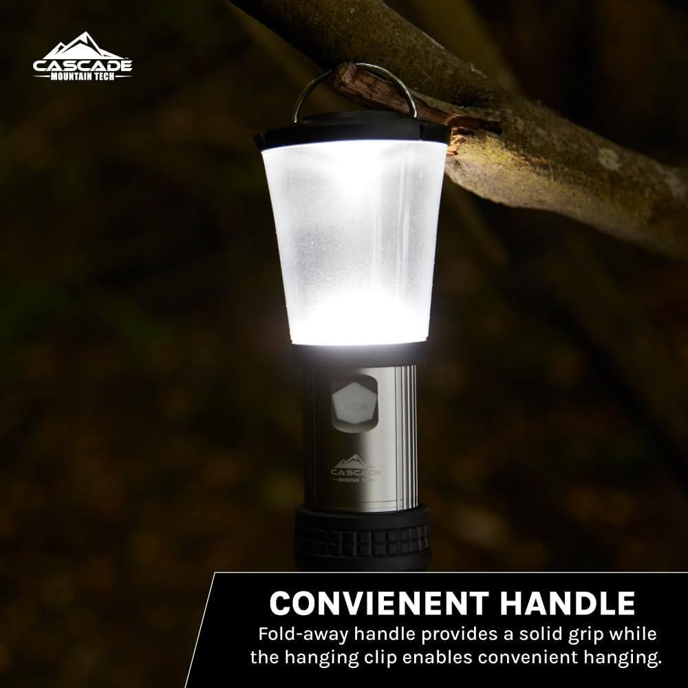 Linterna LED Plegable Cascade Mountain Tech IPX4 - Paquete de 3