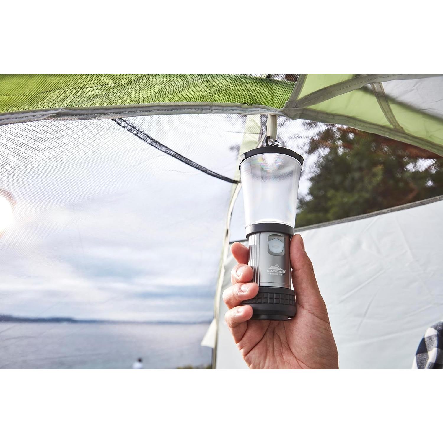 Linterna LED Plegable Cascade Mountain Tech IPX4 - Paquete de 3