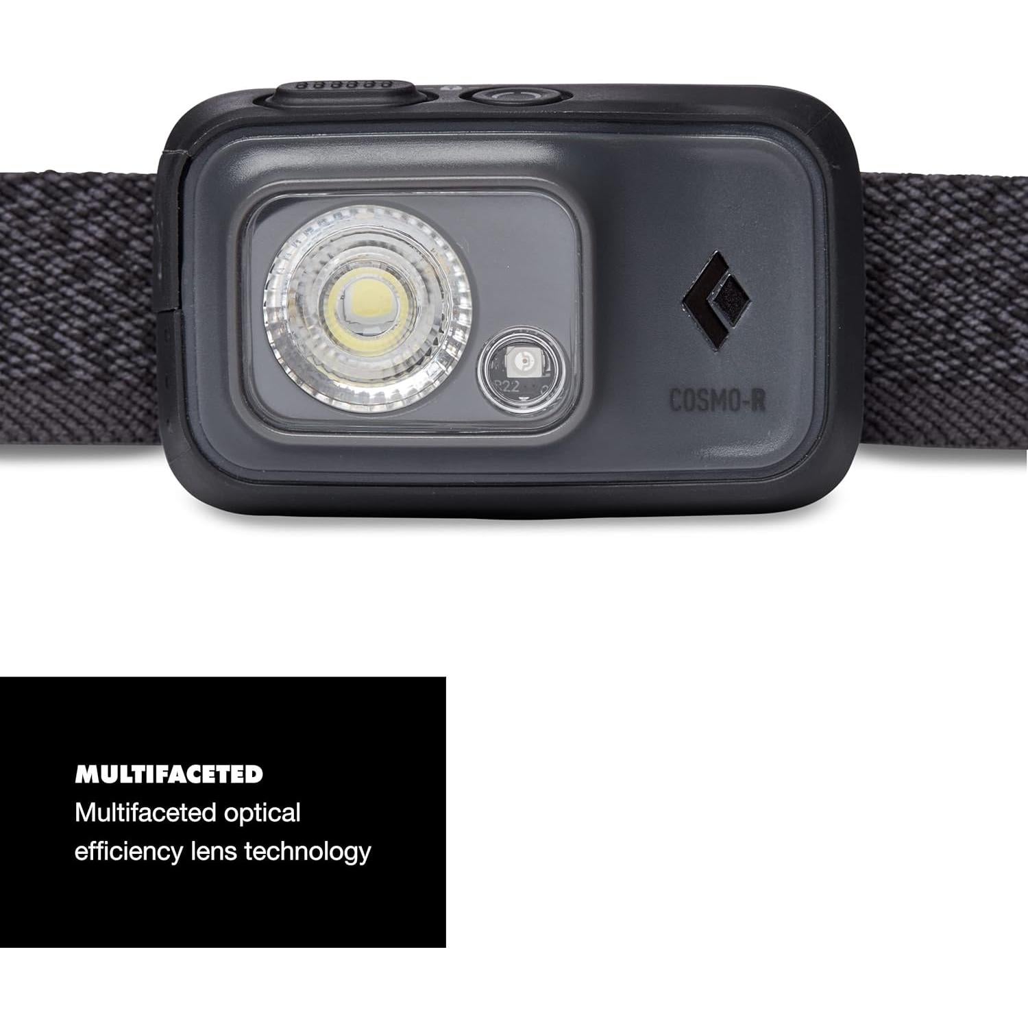 Linterna Frontal Recargable Black Diamond Cosmo 350-R LED IP67