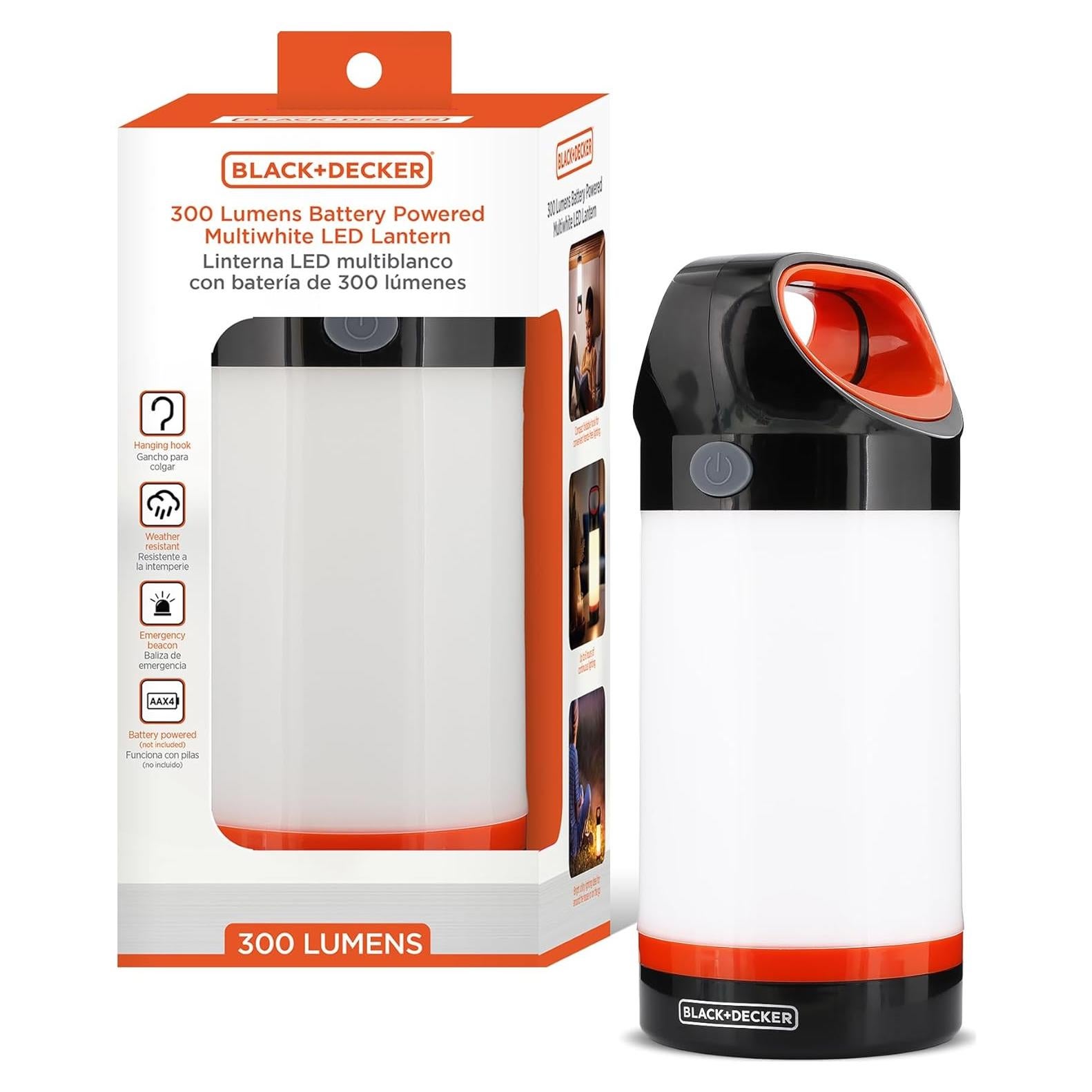 Lámpara LED BLACK+DECKER 300 Lúmenes Multiwhite IP65