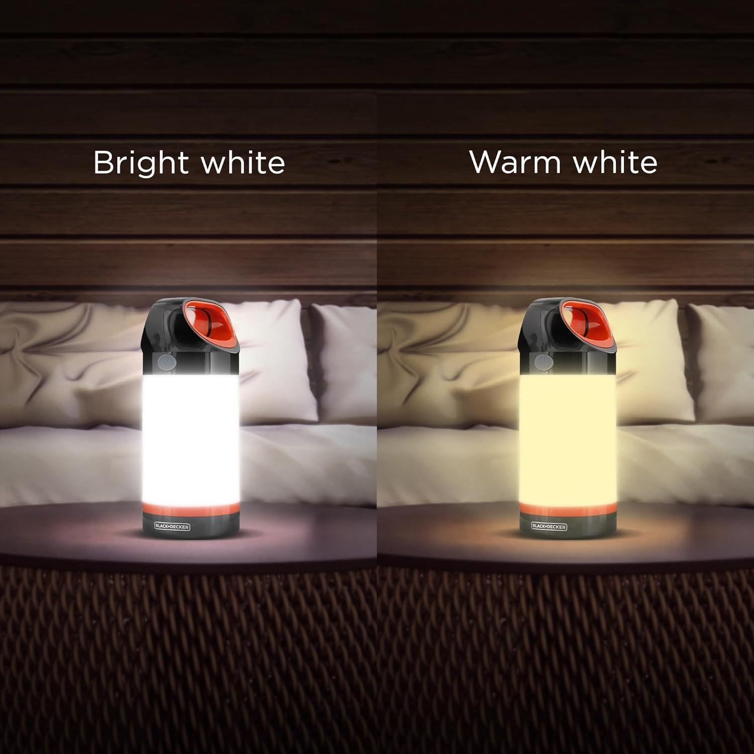 Lámpara LED BLACK+DECKER 300 Lúmenes Multiwhite IP65