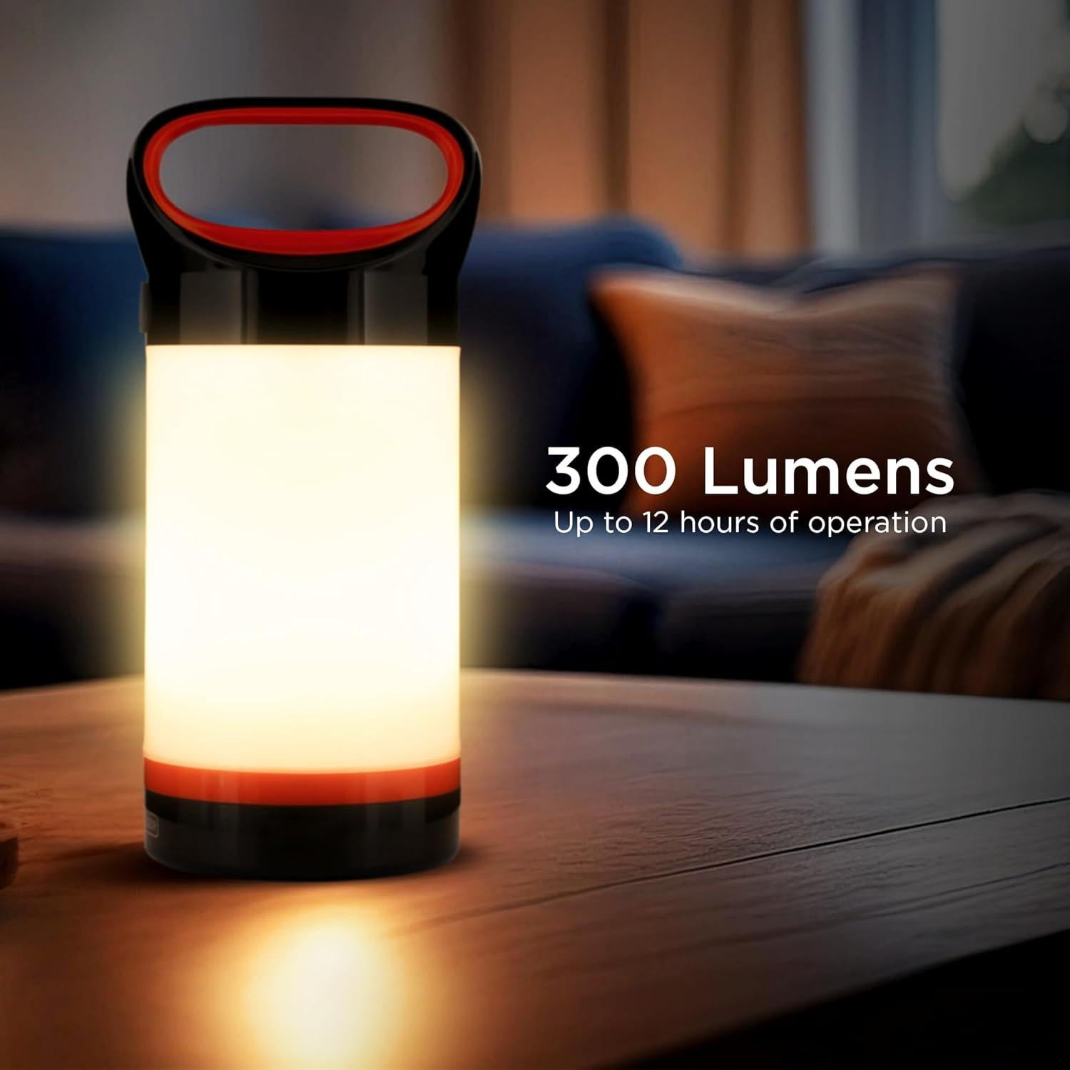 Lámpara LED BLACK+DECKER 300 Lúmenes Multiwhite IP65