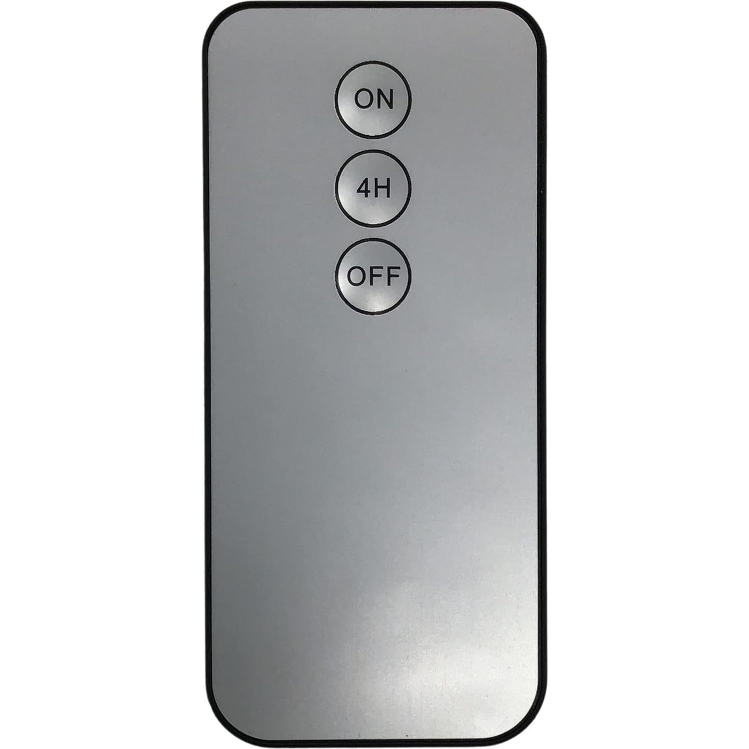 Juego de 2 Linternas Decorativas LED Negras 33 cm con Control Remoto