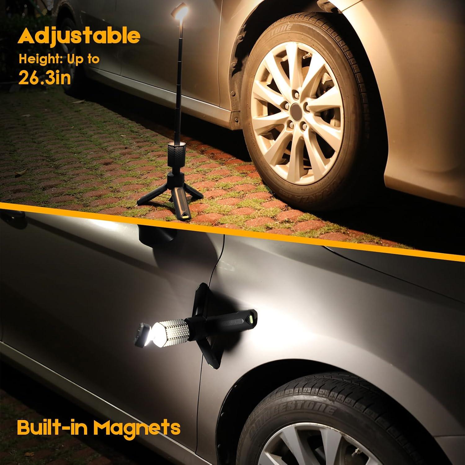 Linterna de Camping Recargable MOPGLR 10500mAh Telescópica