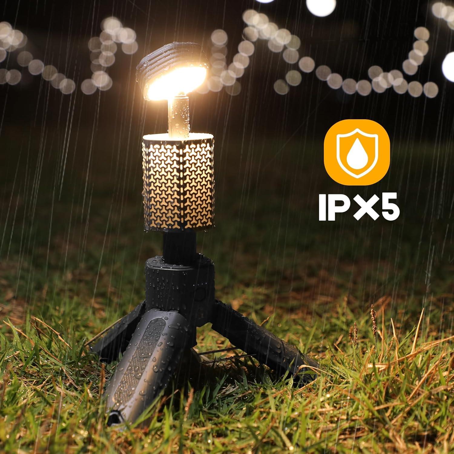 Linterna de Camping Recargable MOPGLR 10500mAh Telescópica