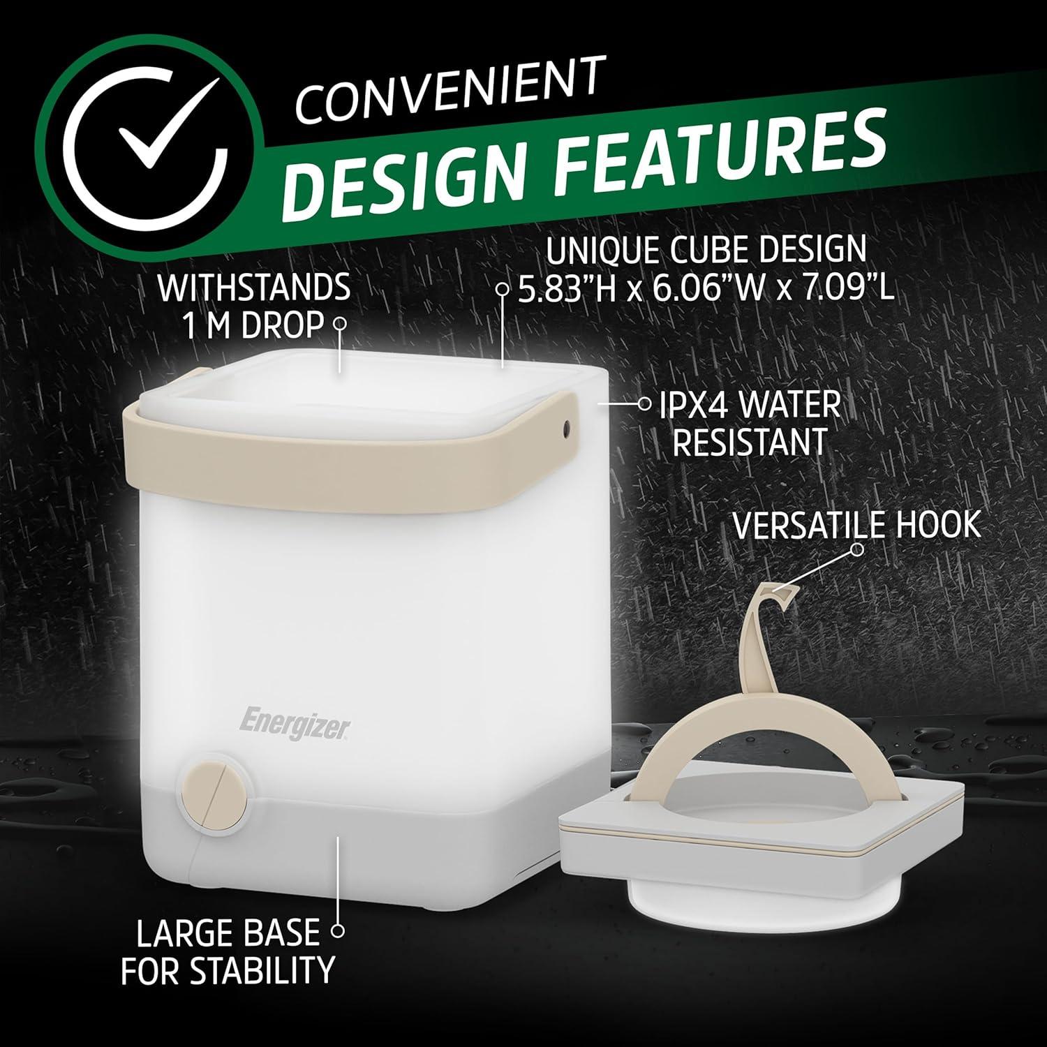 Linterna de Camping Energizer LightxPower Cube 1000 Lúmenes IPX4