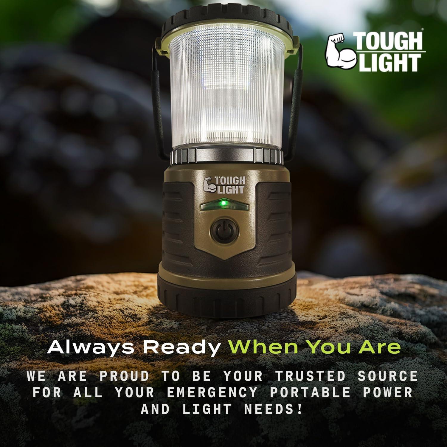 Linterna LED Recargable Tough Light 400 Lúmenes 200 Horas