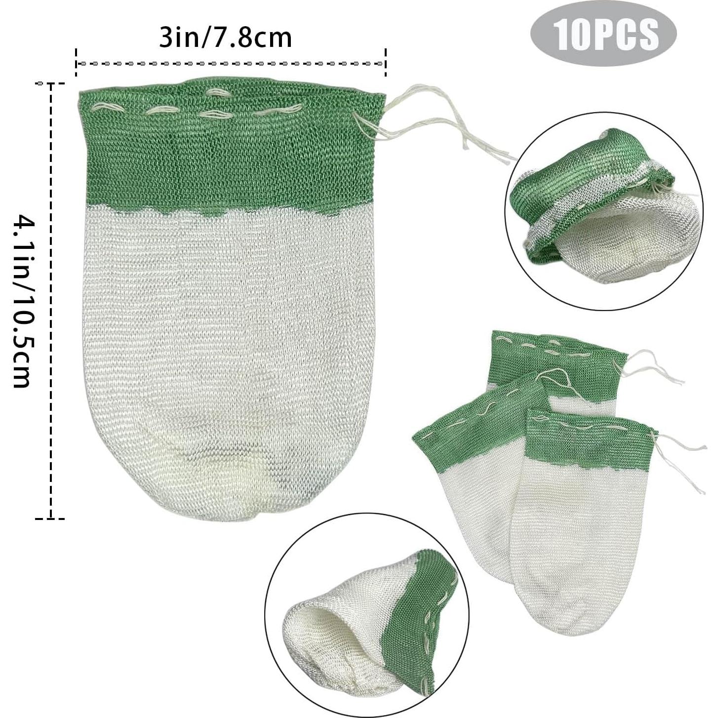 10 Fundas de Linterna de Propano Tenalleys Verde 8x10 cm