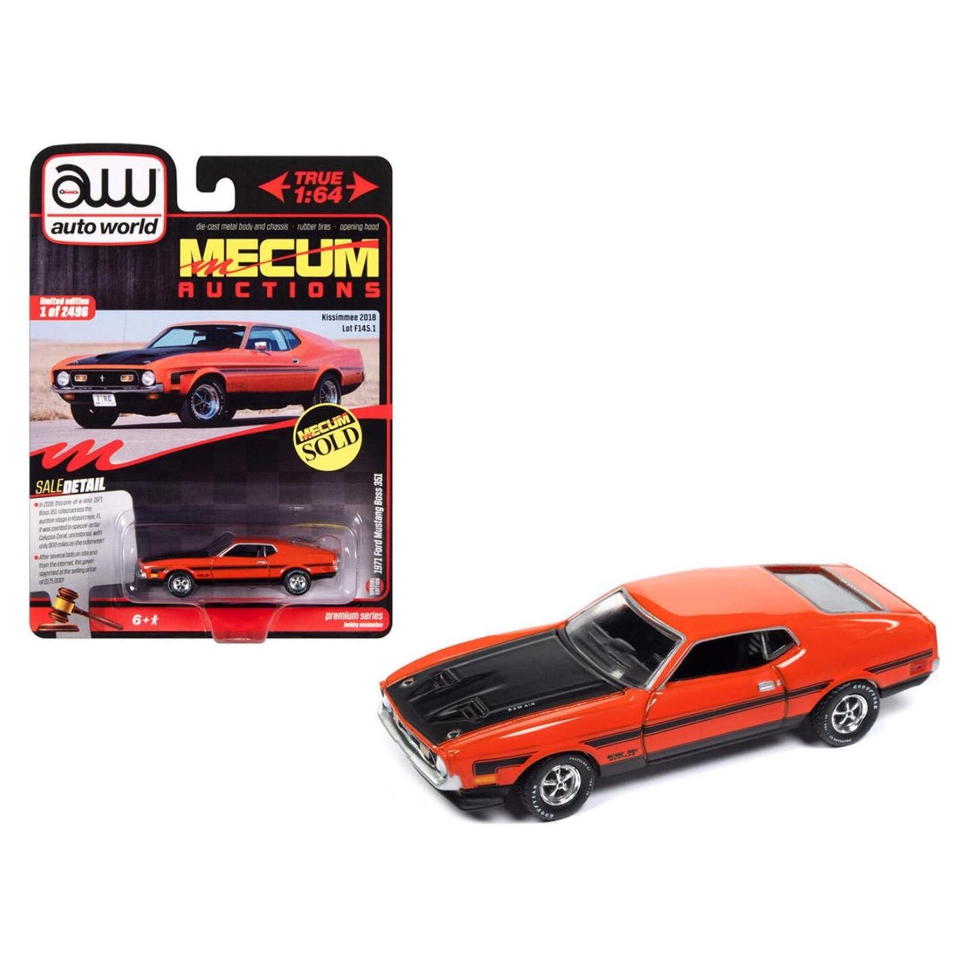 Auto World - Ford Mustang Boss 351 1971 Escala 1:64