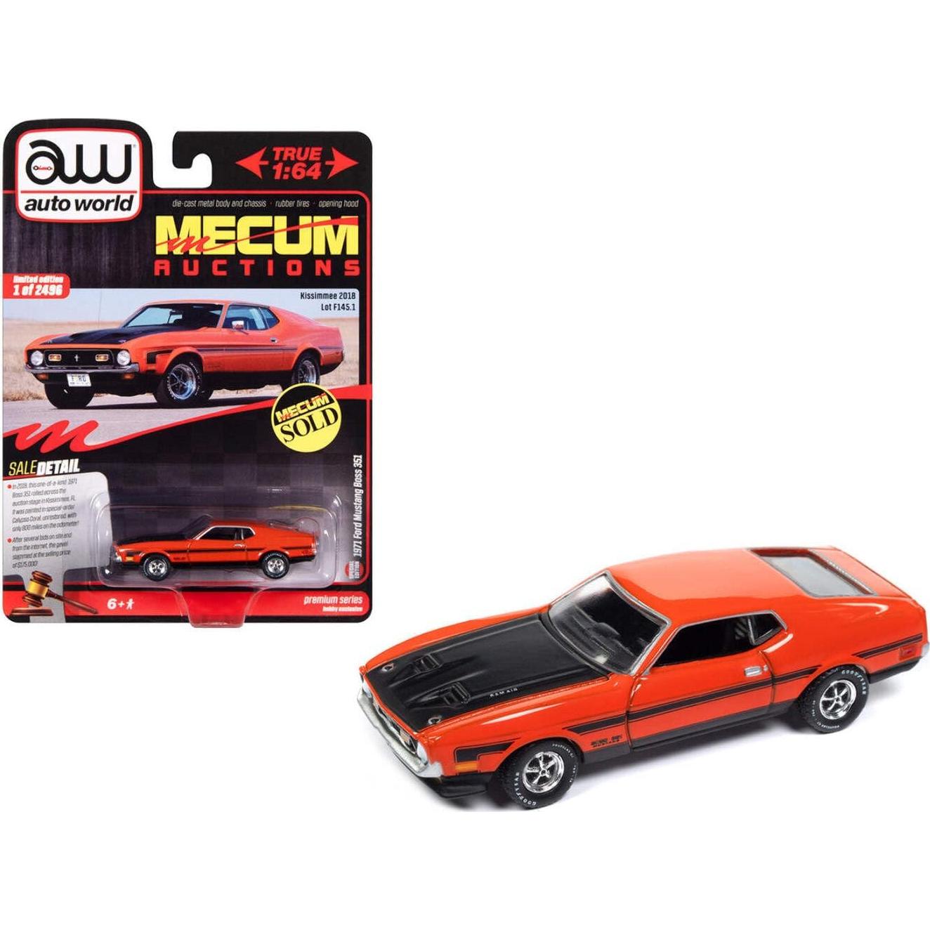 Auto World - Ford Mustang Boss 351 1971 Escala 1:64