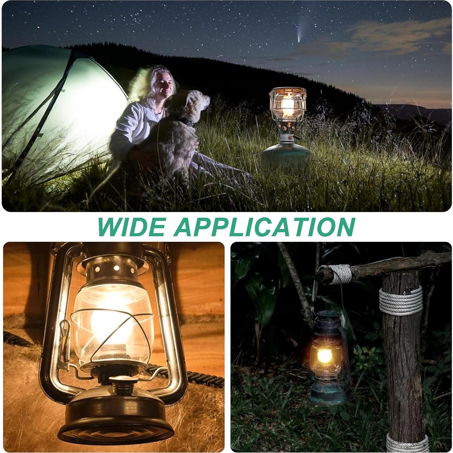 20 Pantallas de Linterna de Propano MISSJOJIAY - Cilíndricas