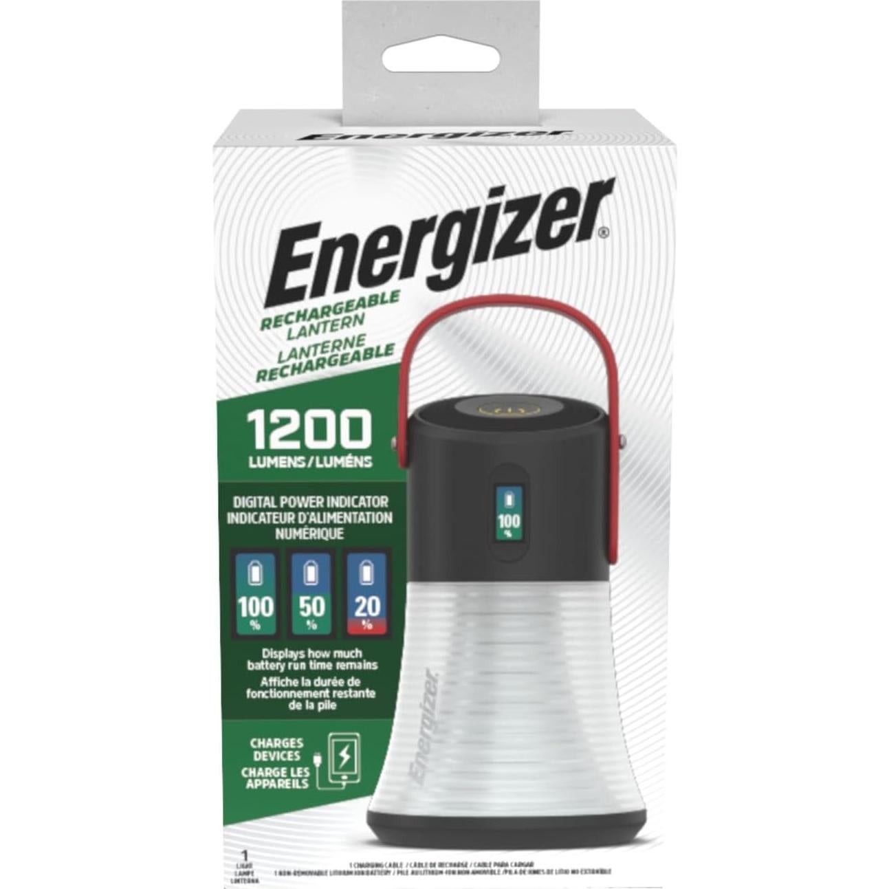 Linterna LED Recargable Energizer X1200, Resistente al Agua IPX4