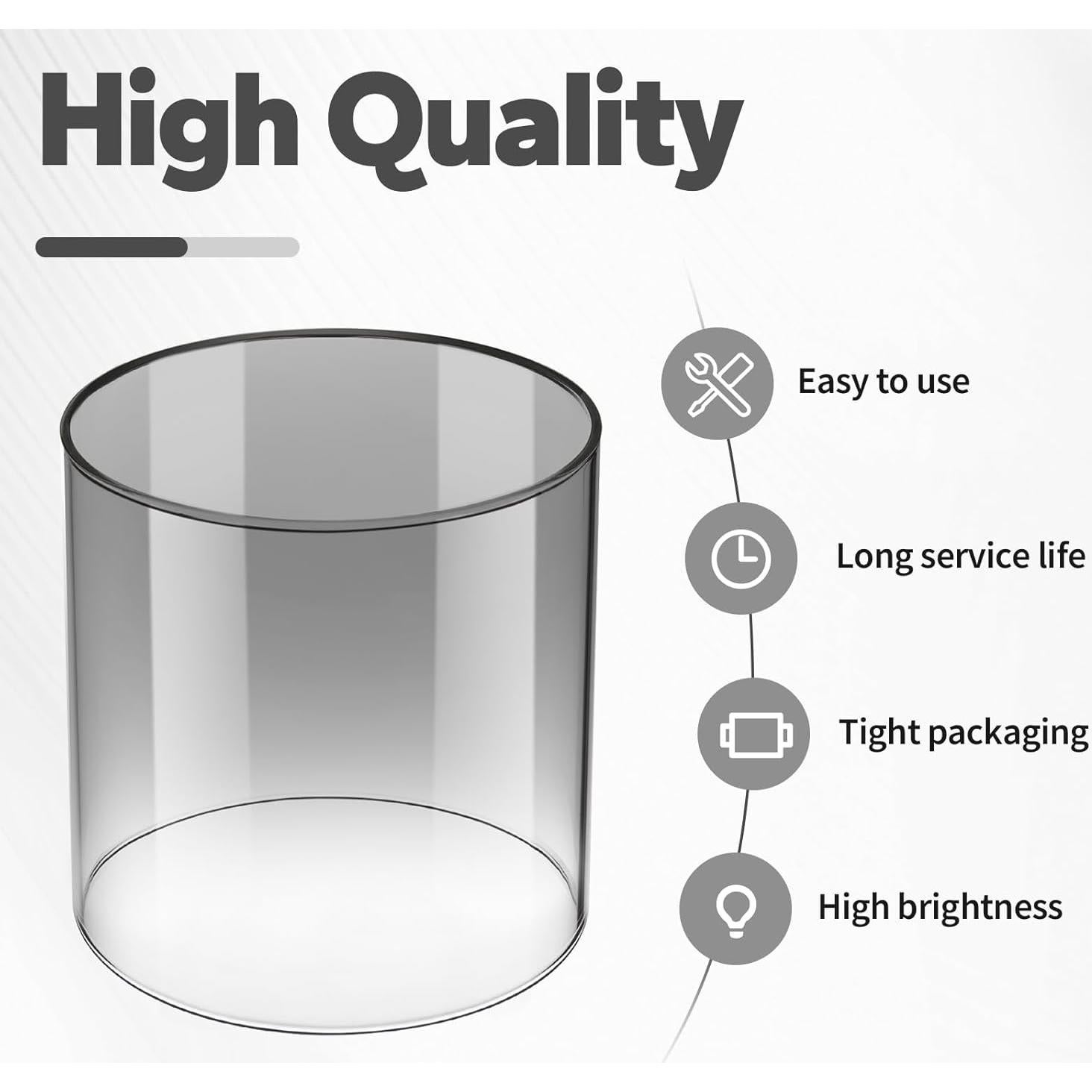 Globo de Vidrio para Linterna LVACODV 10.8cm Degradado