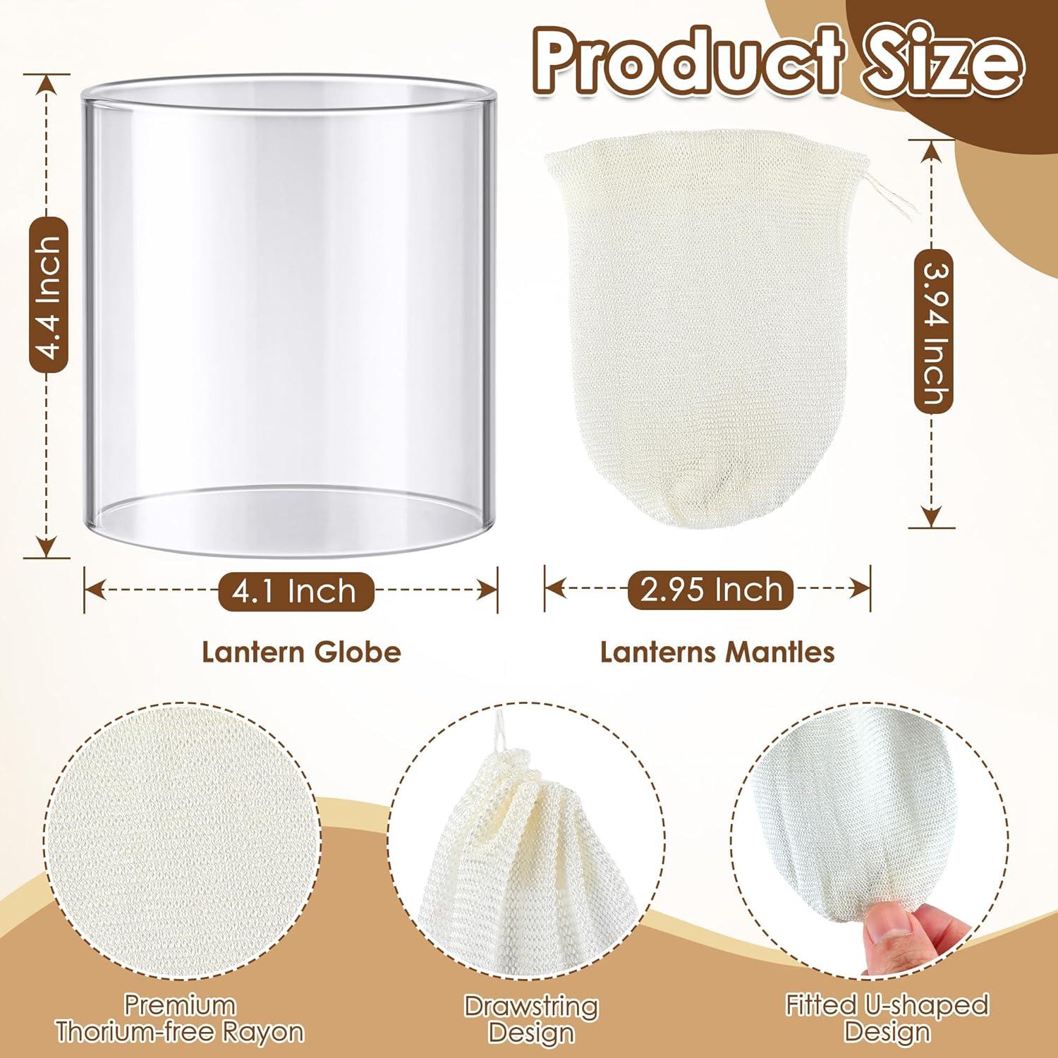 11 Piezas Pantallas de Linterna de Propano Ceoighe Reemplazo