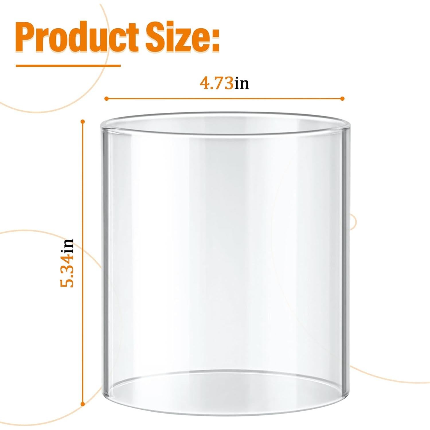 Globo de Vidrio para Linterna SUNJIKA 12.45 cm Reemplazo Coleman 290