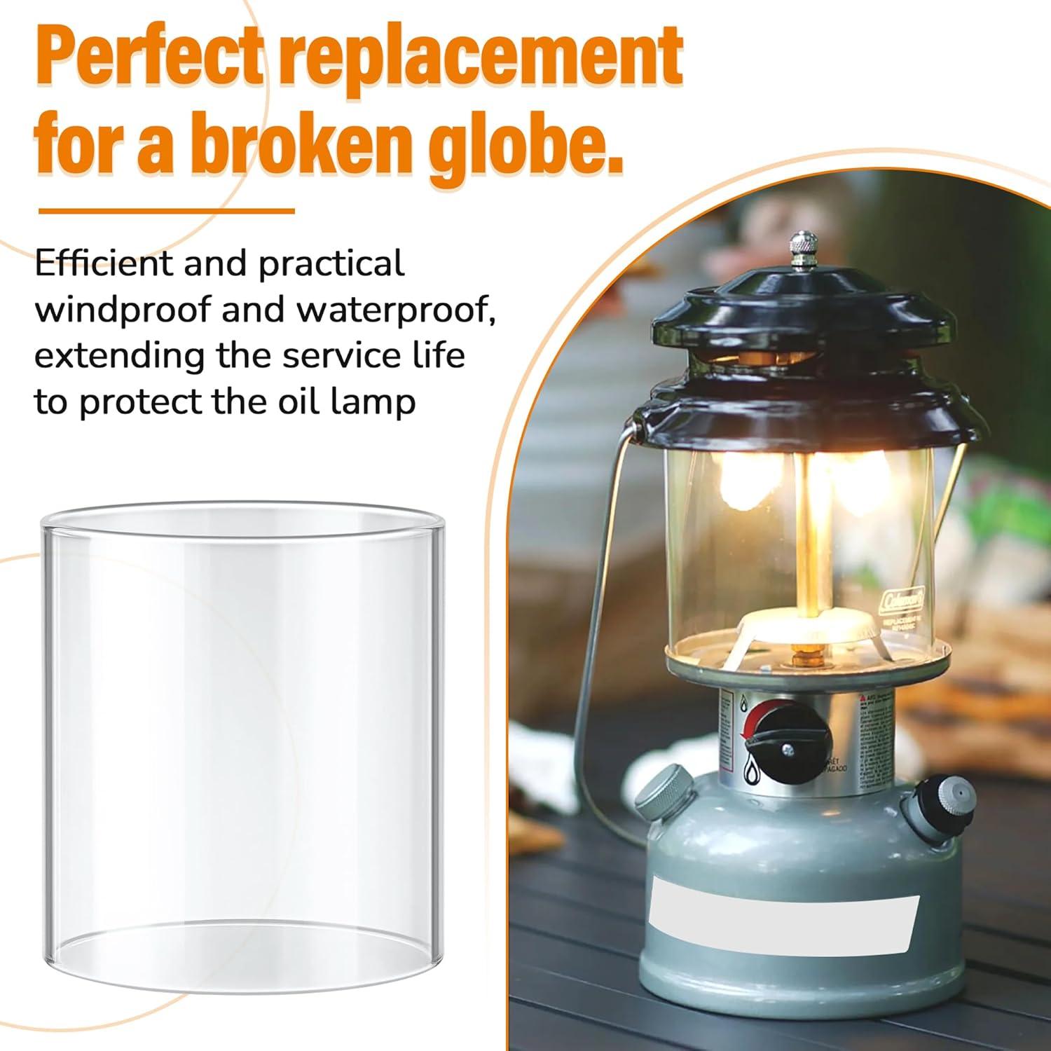 Globo de Vidrio para Linterna SUNJIKA 12.45 cm Reemplazo Coleman 290