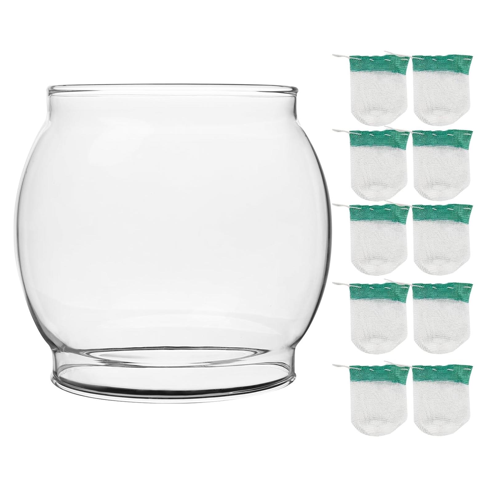 Paquete de 10 Pantallas y Globo de Vidrio para Linternas Coleman