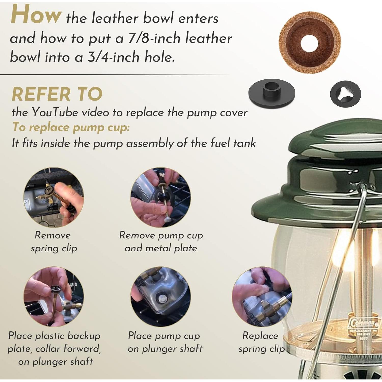 Kit de Reemplazo de Copa de Bomba Coleman 3000005094 - 2 Piezas