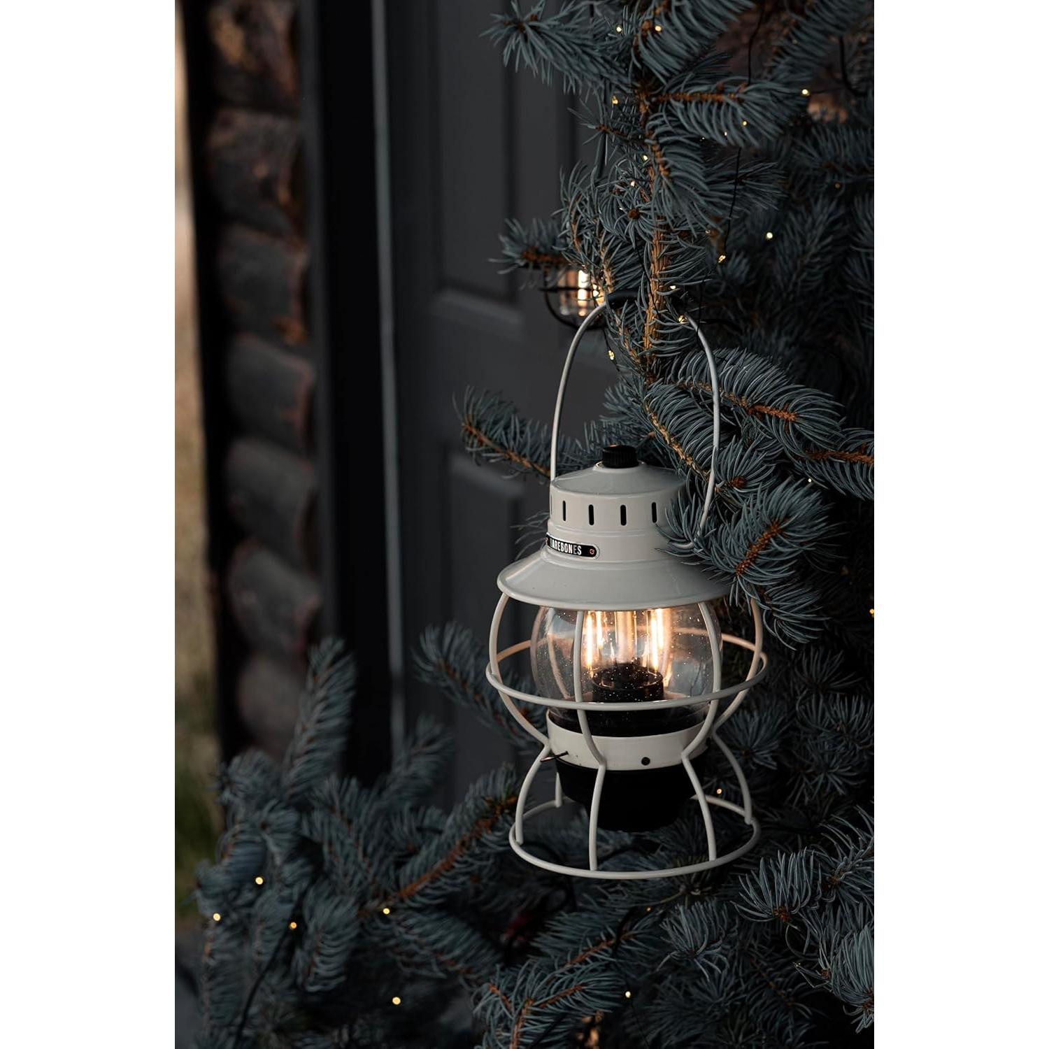 Linterna LED Vintage Barebones - 6.5x6.5x9.5cm - Camping