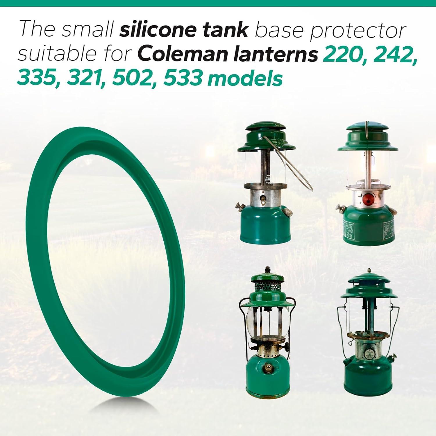 Base de Silicona para Tanque de Keroseno Coleman Verde