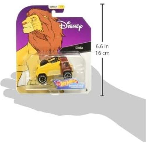 Hot Wheels Simba 1/64 Coche Personaje Disney Diecast
