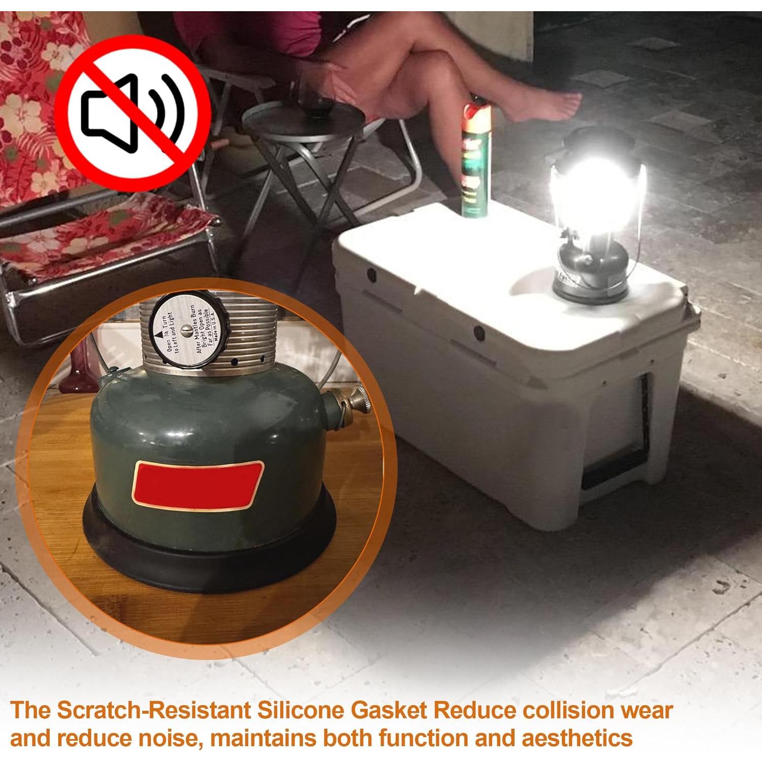 Protector de Base de Tanque de Silicona SUNJIKA para Linternas Coleman