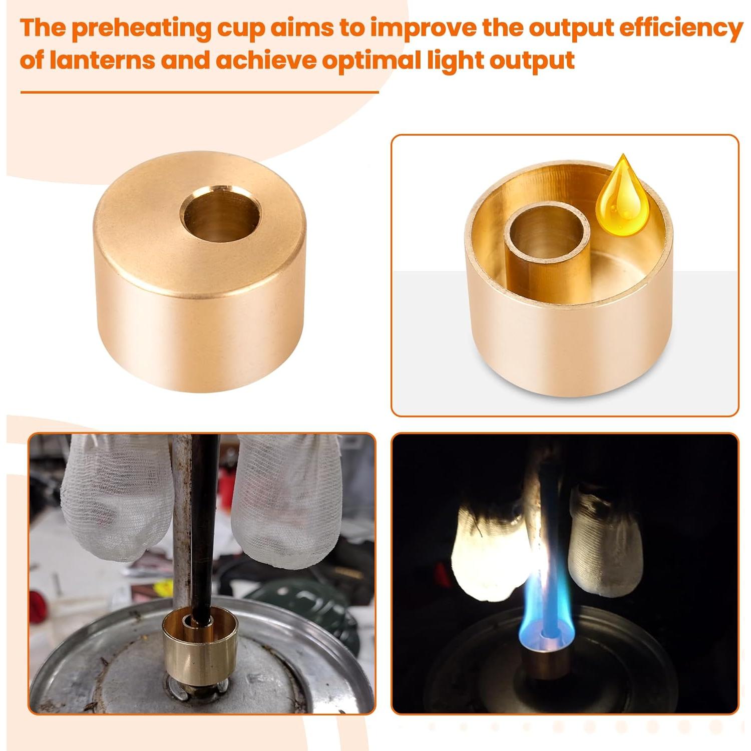 Taza de Precalentamiento de Latón para Linternas Coleman 2015101