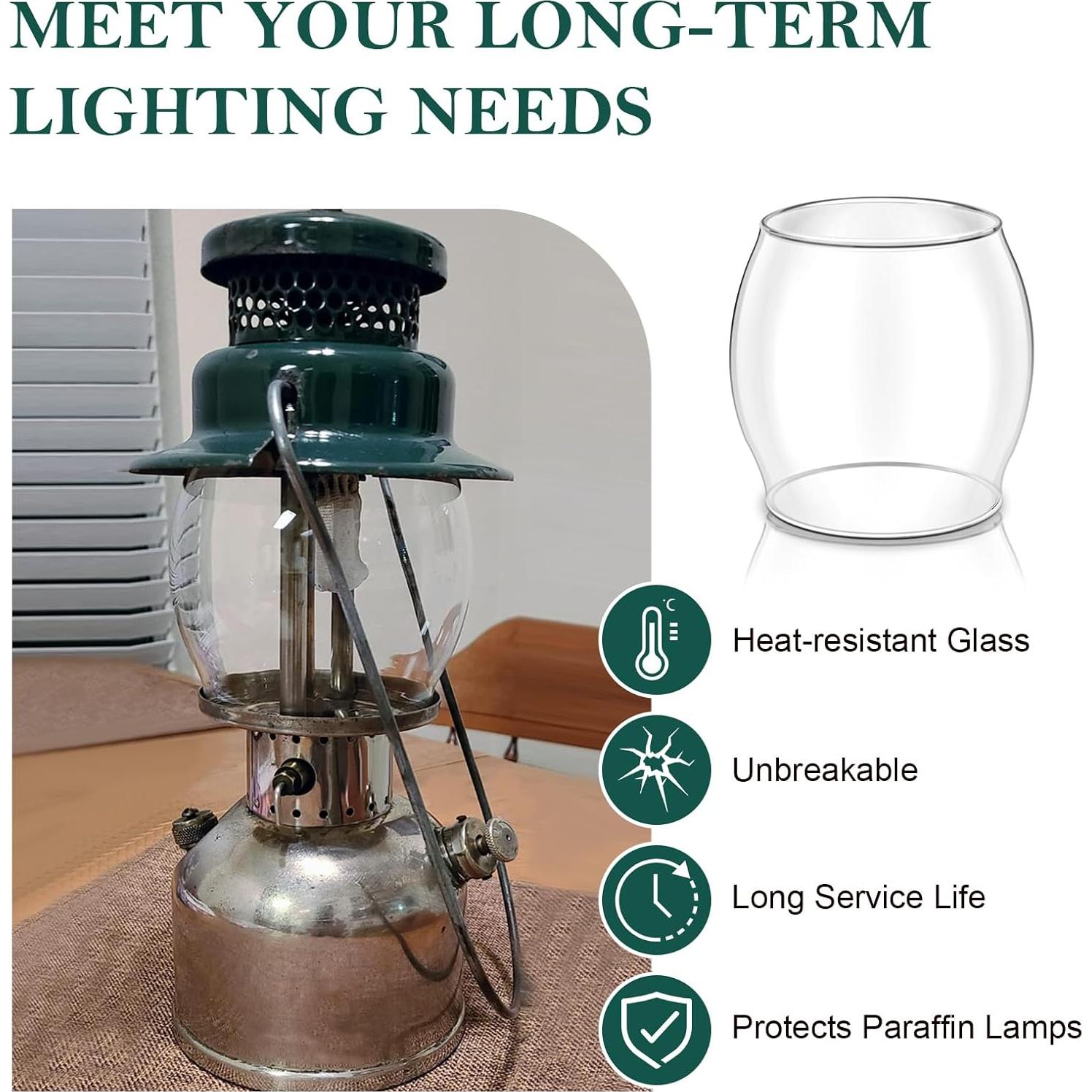 Reemplazo Globo de Vidrio para Linterna Coleman R690B051