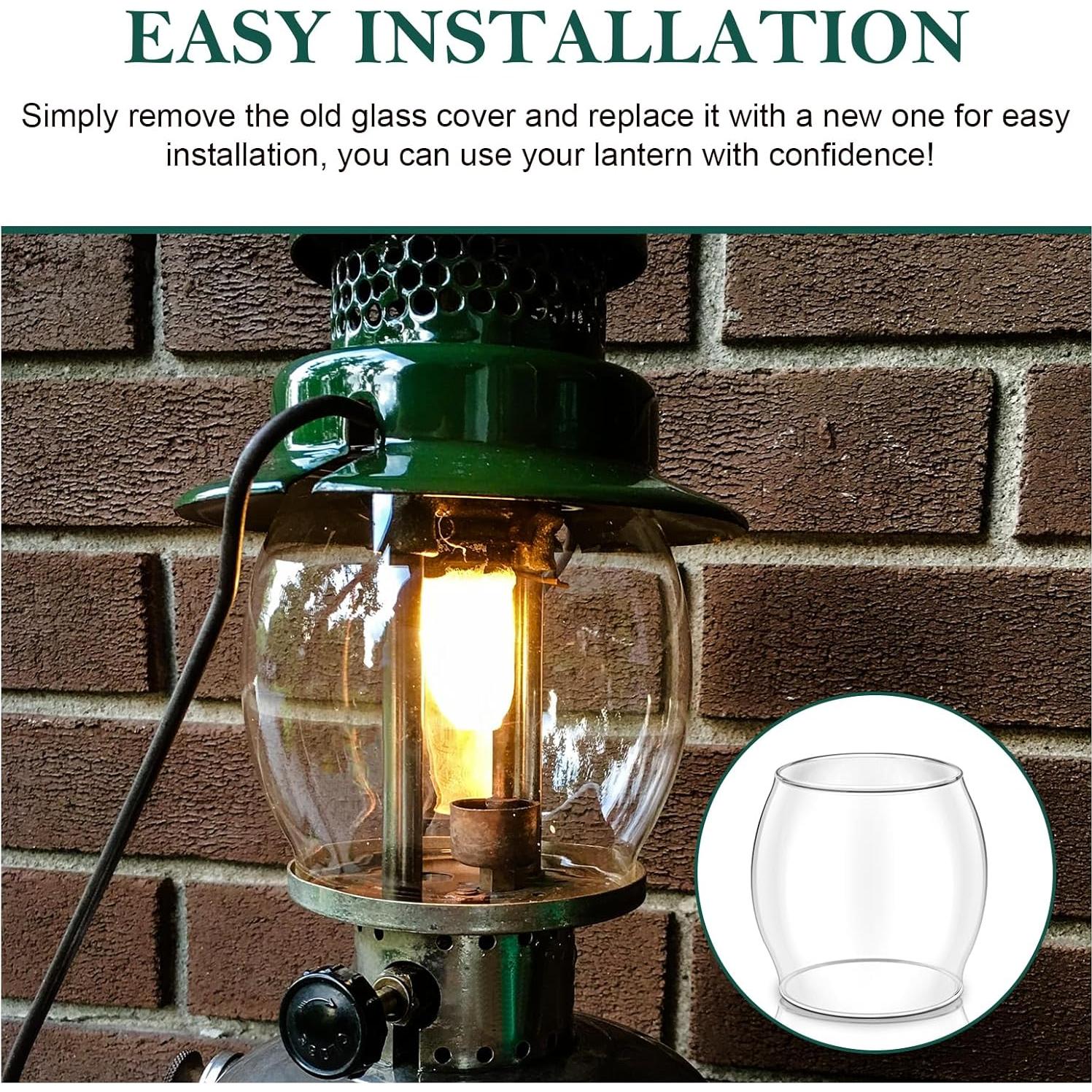 Reemplazo Globo de Vidrio para Linterna Coleman R690B051