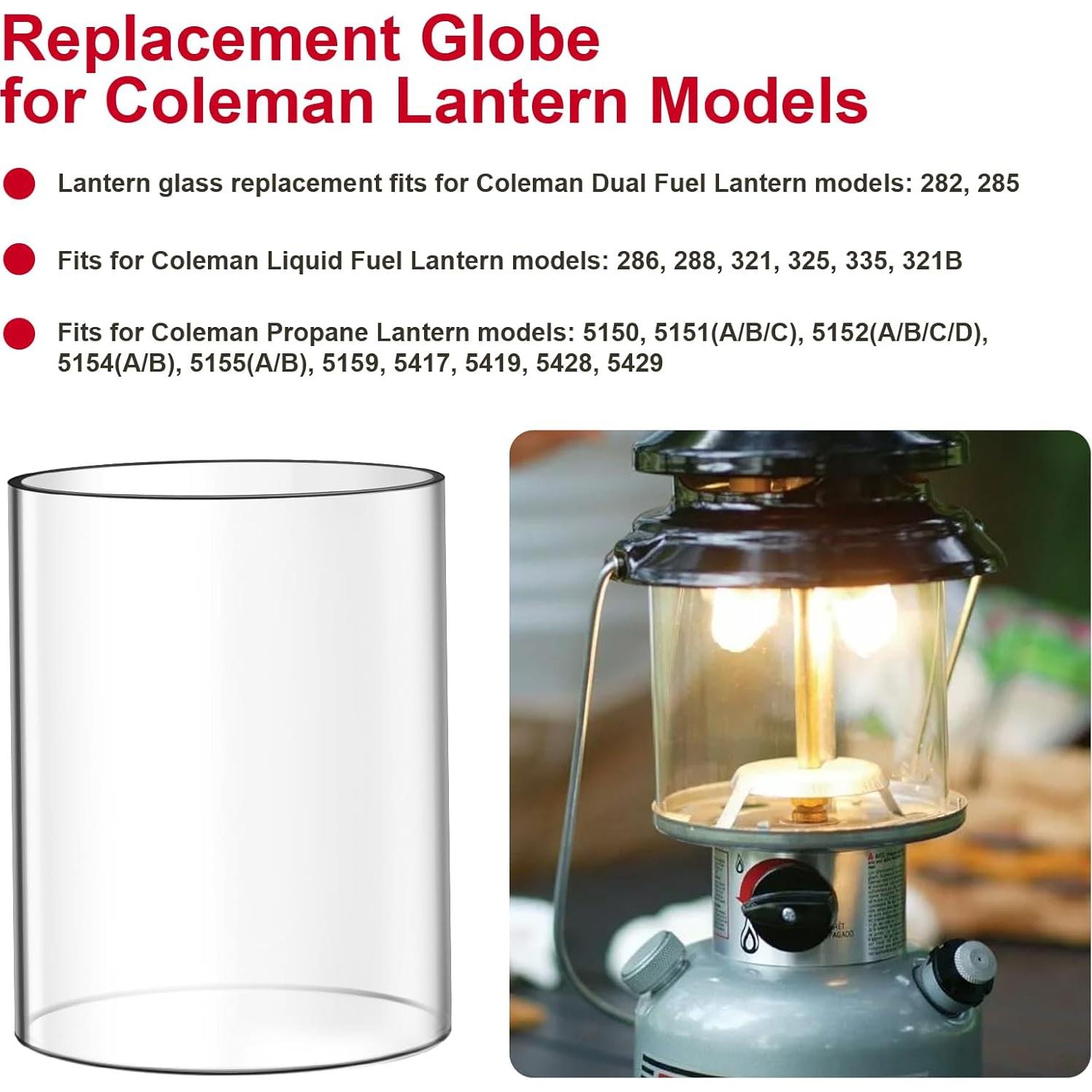 Reemplazo de vidrio para linterna Coleman 288 - HEBRAR
