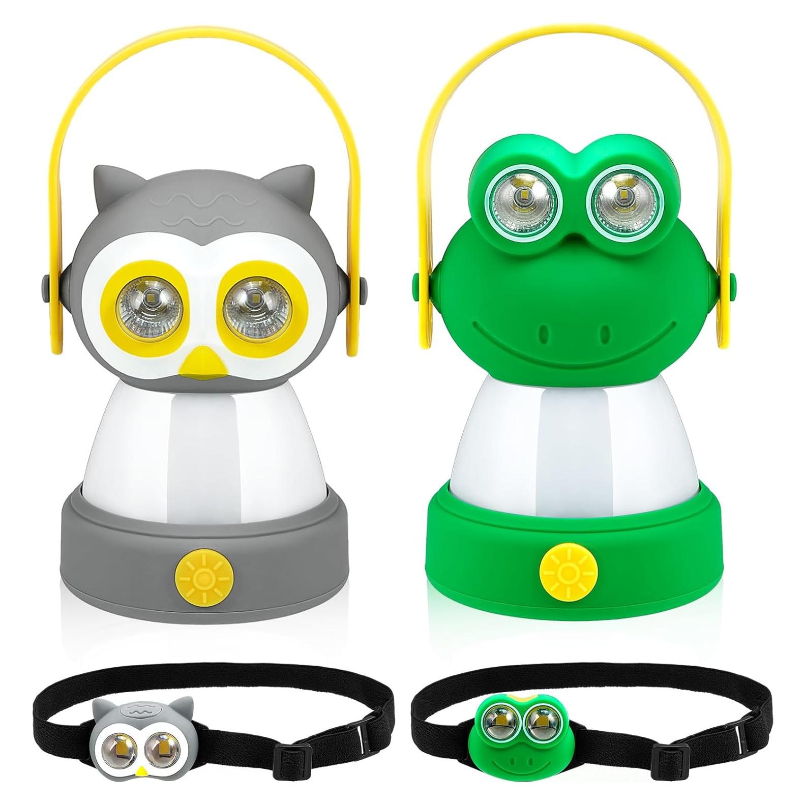 Set de Linternas LED VIHOSE para Camping - 4 Pcs Animales