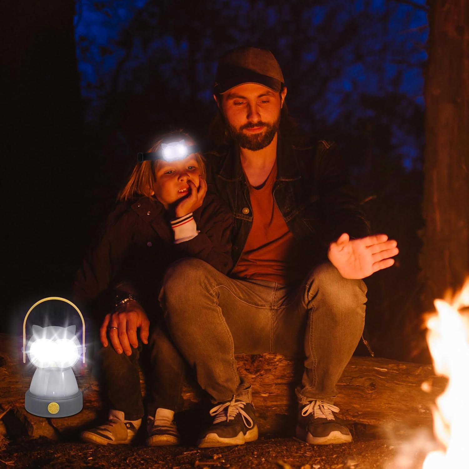 Set de Linternas LED VIHOSE para Camping - 4 Pcs Animales