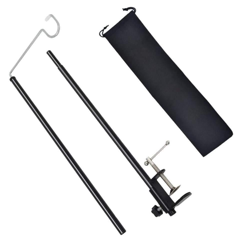 Soporte de Linterna Plegable QZATTCAEN Ajustable 42.5-80 cm