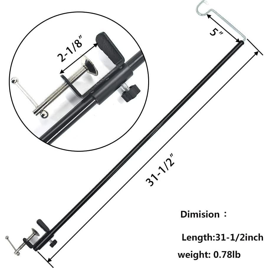 Soporte de Linterna Plegable QZATTCAEN Ajustable 42.5-80 cm