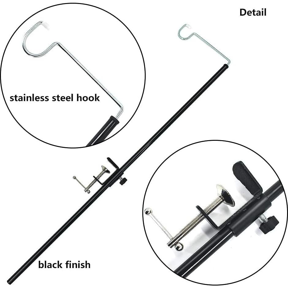 Soporte de Linterna Plegable QZATTCAEN Ajustable 42.5-80 cm