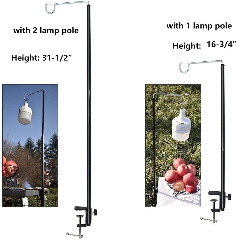 Soporte de Linterna Plegable QZATTCAEN Ajustable 42.5-80 cm