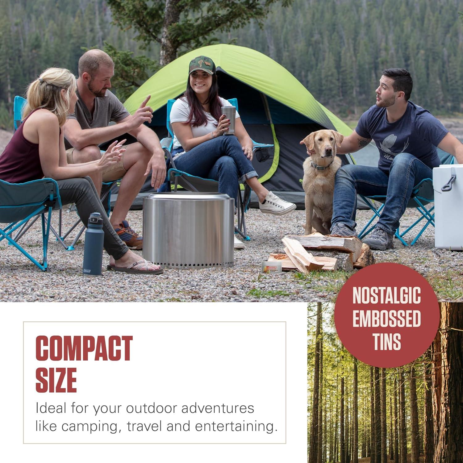 Vela de Citronela Aromatizada Coleman para Exteriores - 6 Unidades