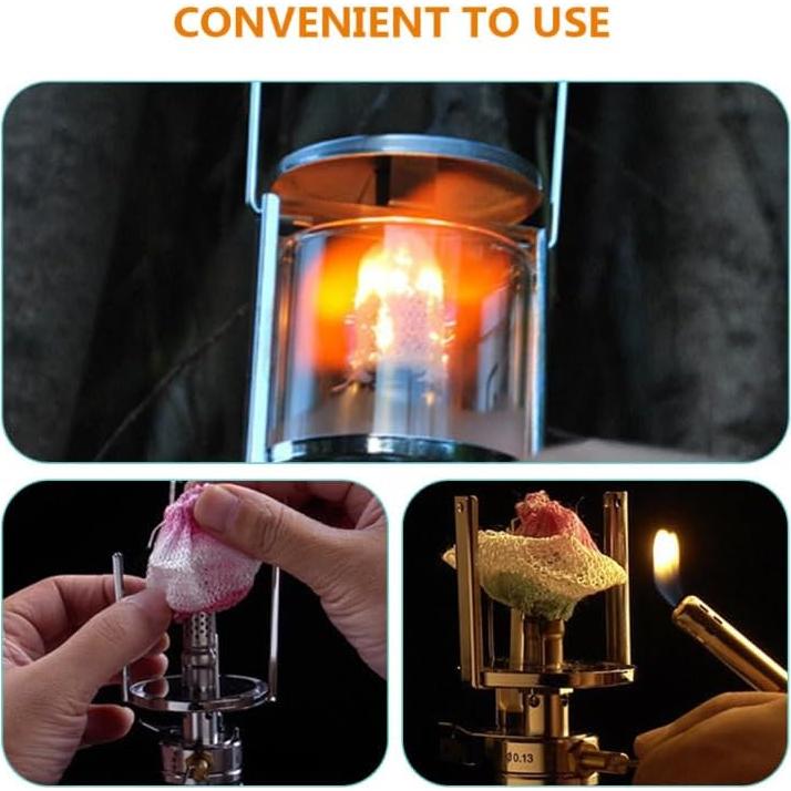 Pantallas de Linterna de Gas EXCEART 12 Piezas 9x9cm Rayón