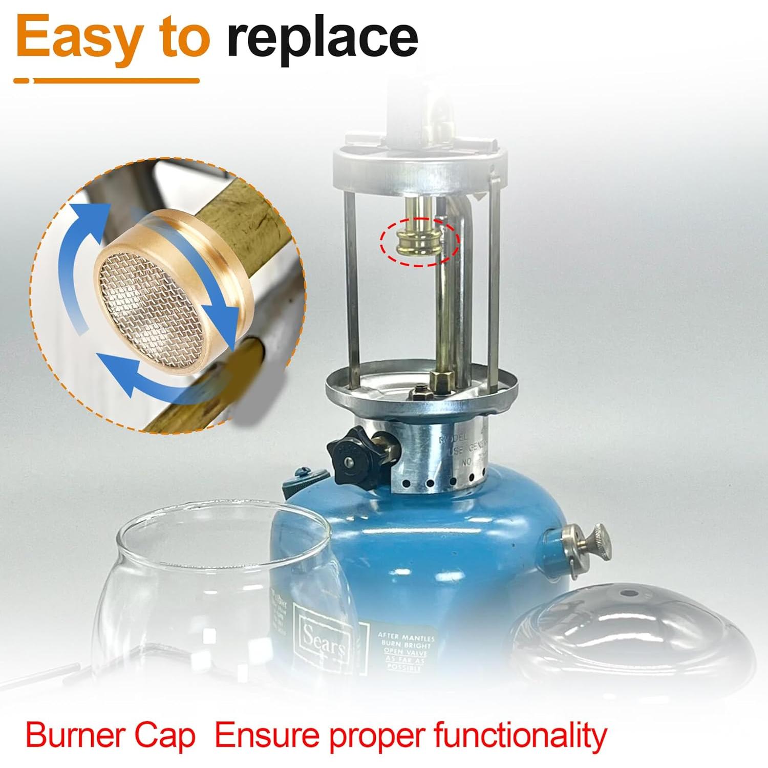 Tapa de Quemador y Malla Coleman 639.236.237.249 - Repuestos de Linterna